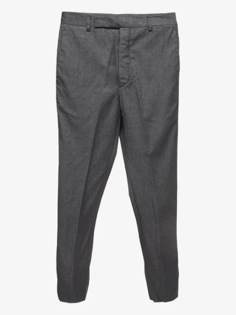 Prada Pre-Owned 2024 Wollhose mit Falten