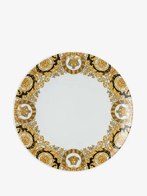 Versace baroque-print plate