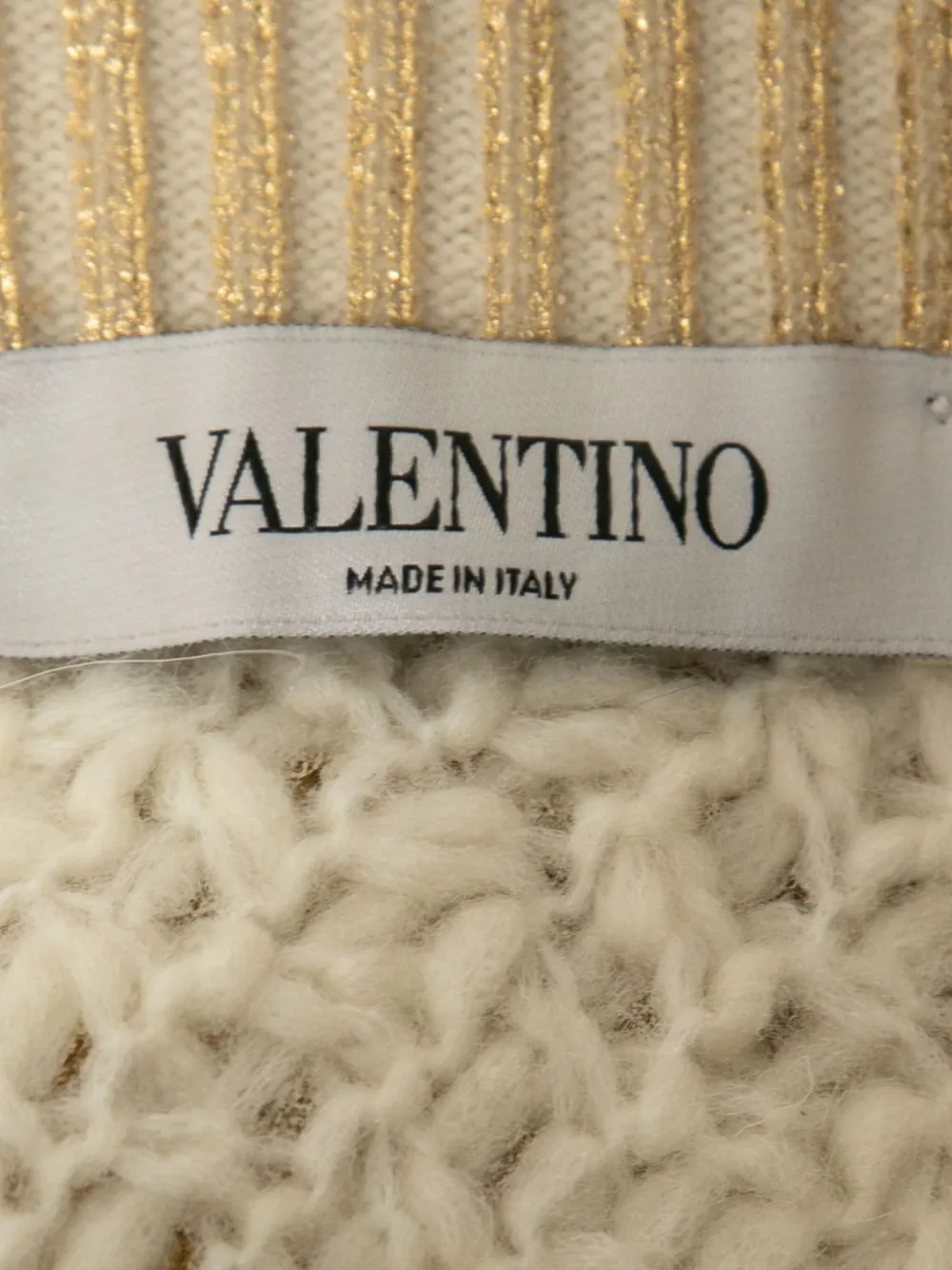 Pre-owned Valentino A-line Mini Skirt In Gold