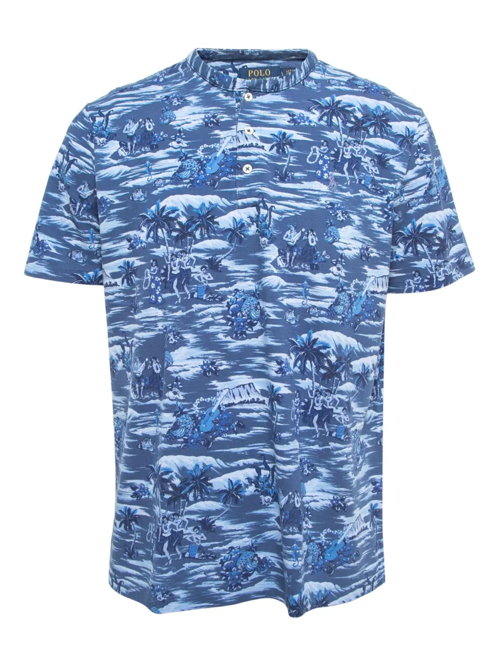 Polo Ralph Lauren Vintage tropical-print T-shirt | Blue | Image 1
