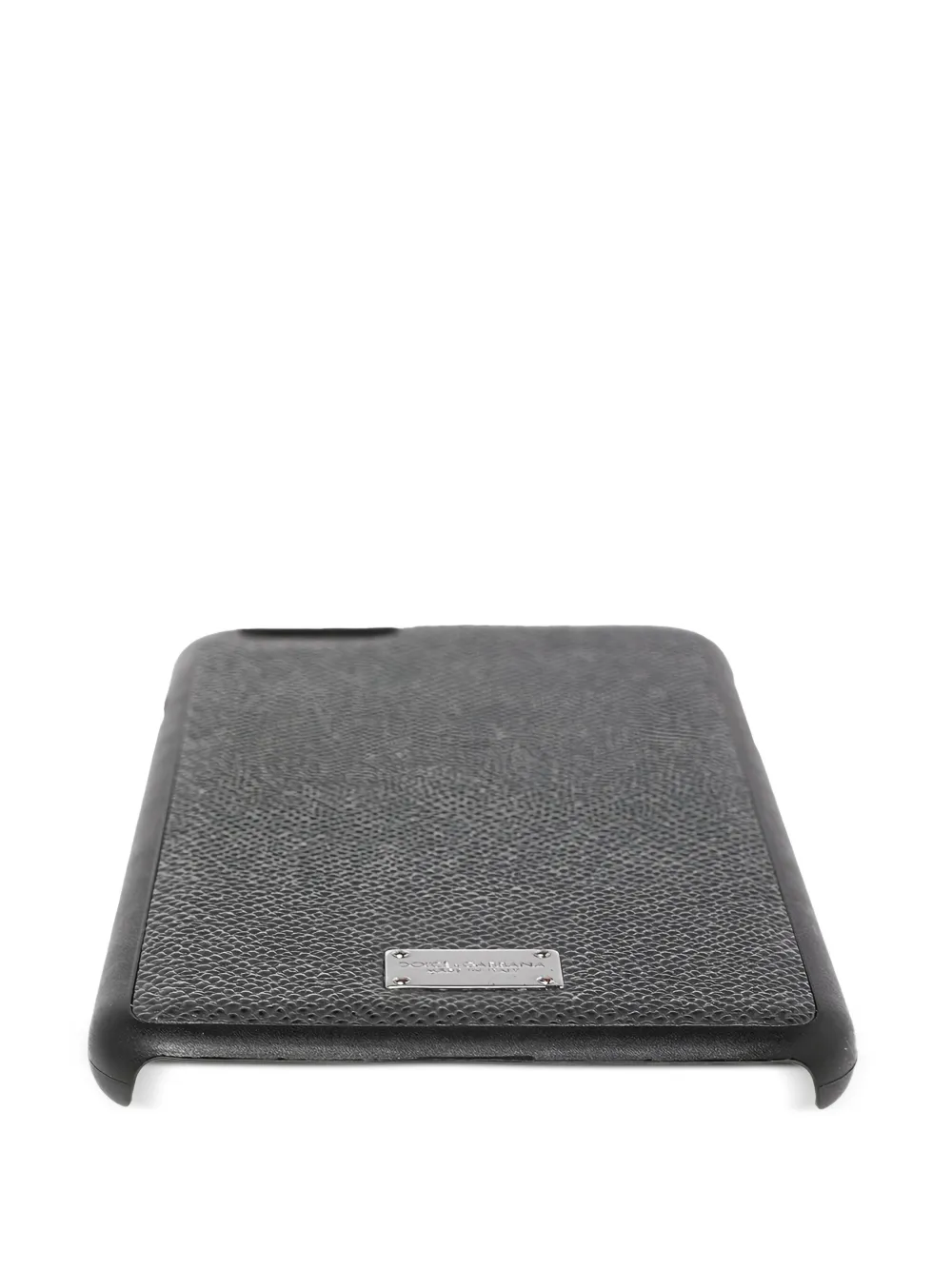 Dolce & Gabbana Pre-Owned leather logo-plaque iPhone case | Women | Image 2
