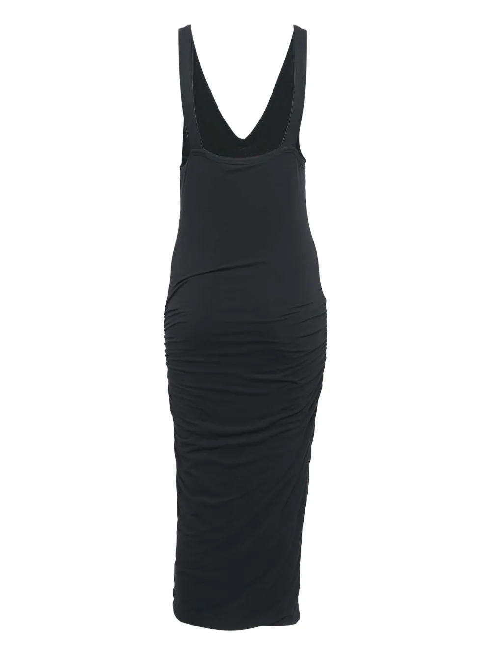 James Perse Gesmockte midi-jurk - Zwart