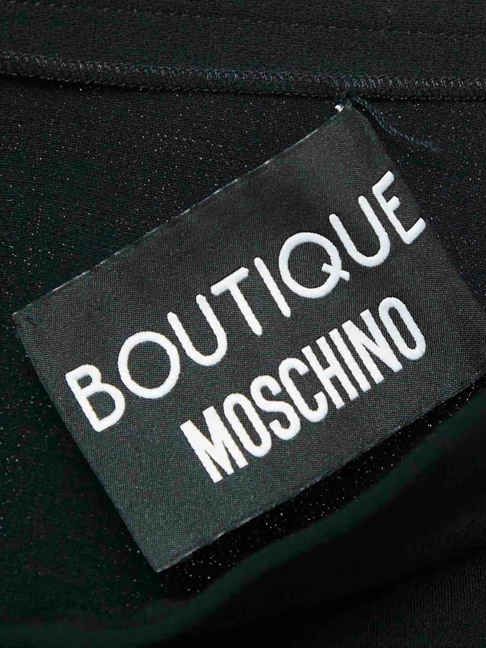 Moschino Pre-Owned Crêpe rok met ruches - Zwart