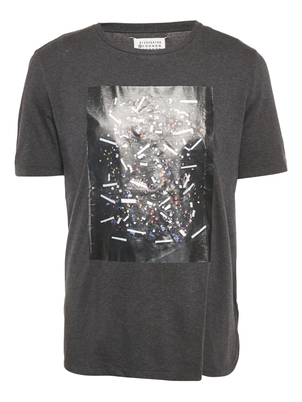Maison Martin Margiela Pre-Owned printed cotton T-shirt | Grey | Image 1