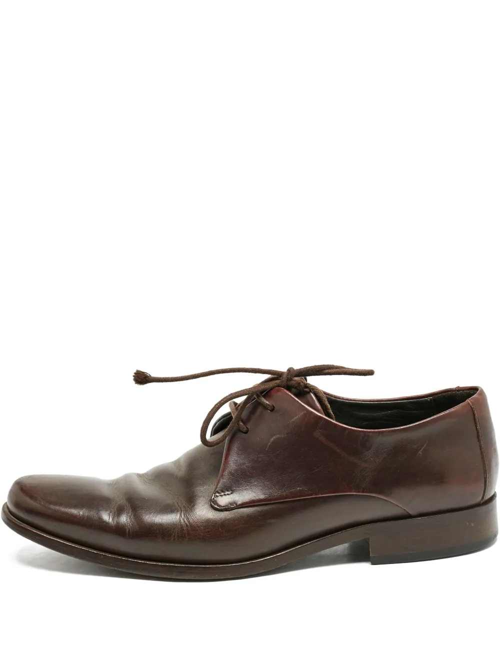 Giorgio Armani Pre-Owned chaussures oxford en cuir | marron | Image 1