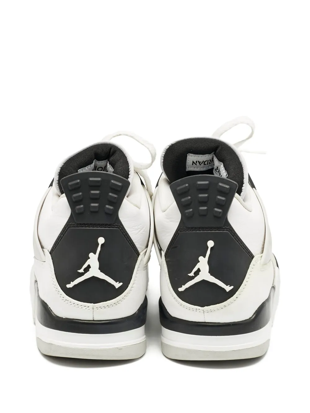 Pre-owned Jordan 4 Panelled Sneakers In White