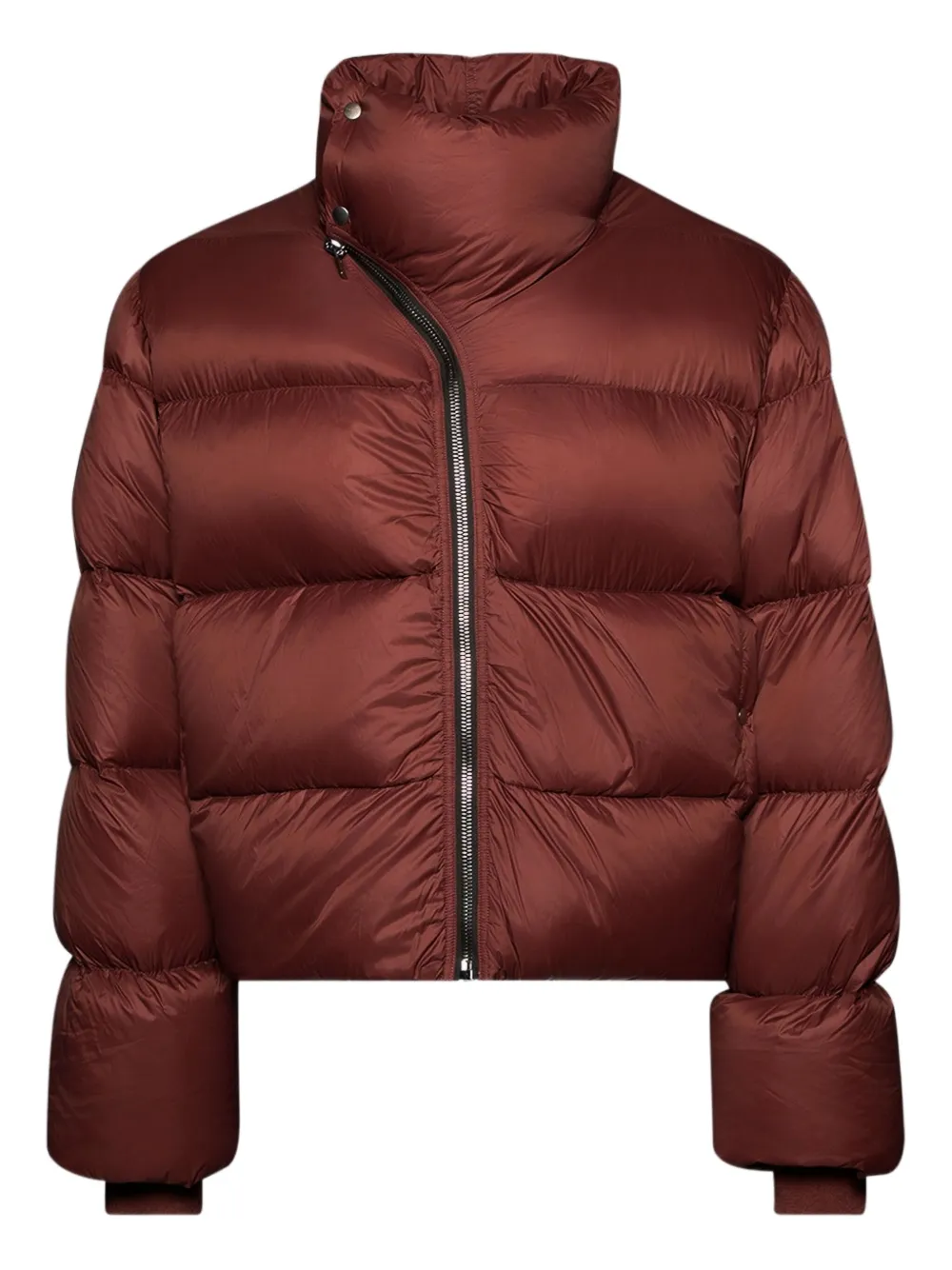 Rick Owens asymmetric-zip padded jacket | Red | Image 1