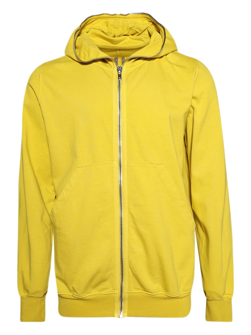Rick Owens DRKSHDW jumbo zip hoodie - Giallo