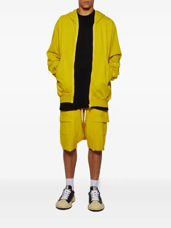DRKSHDW パーカー　XL イエロー Rick Owens DRKSHDW Jumbo Zip Hoodie | Yellow | FARFETCH