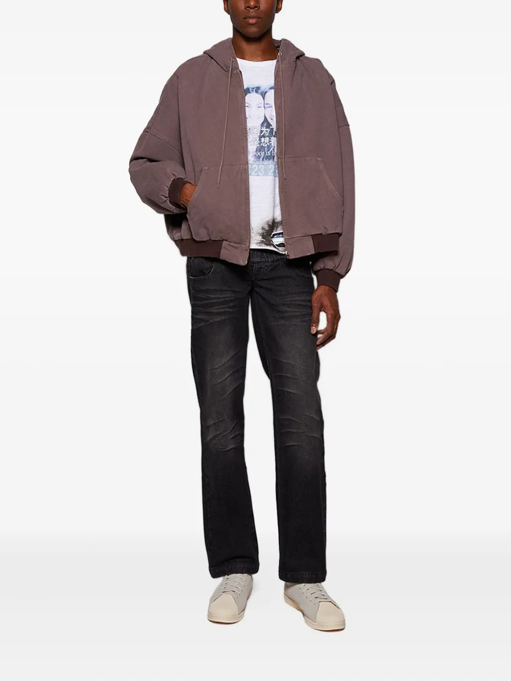 Praying hooded zip-up jacket | Hooded Jackets | Image 2