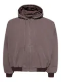 Praying hooded zip-up jacket - GREY