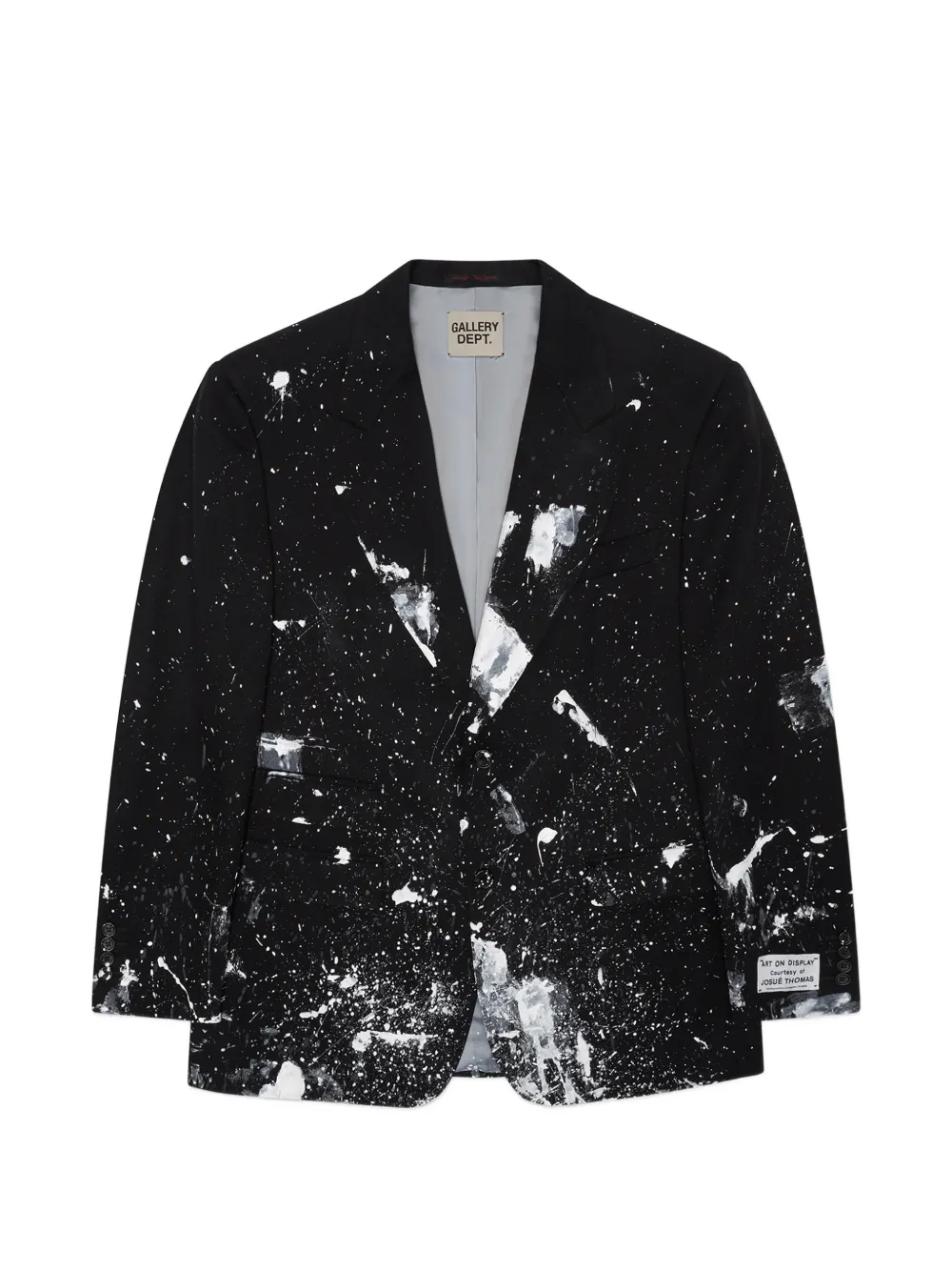 GALLERY DEPT. splatter-print blazer - Nero