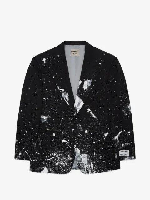 GALLERY DEPT. blazer con estampado de salpicaduras de pintura