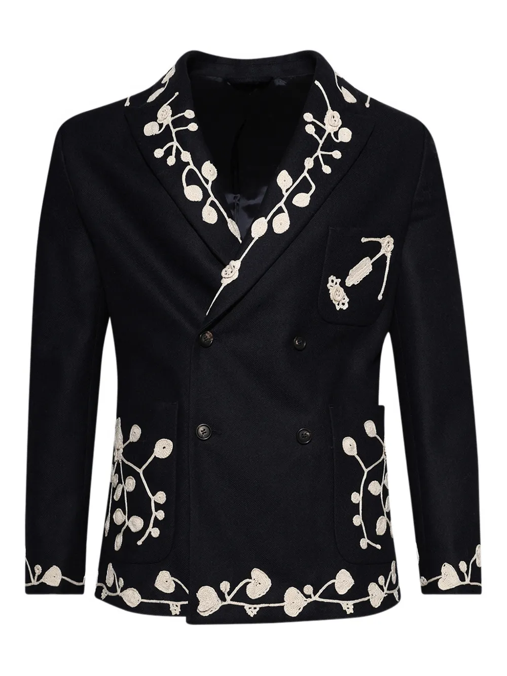 BODE snowdrop appliqué suit jacket | blå | Image 1