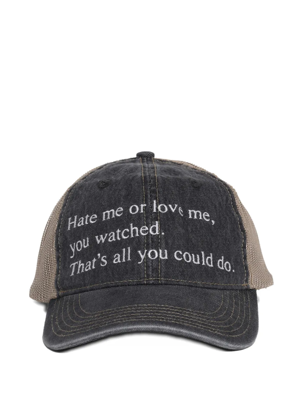 Praying mesh hate me hat | Black | Image 1
