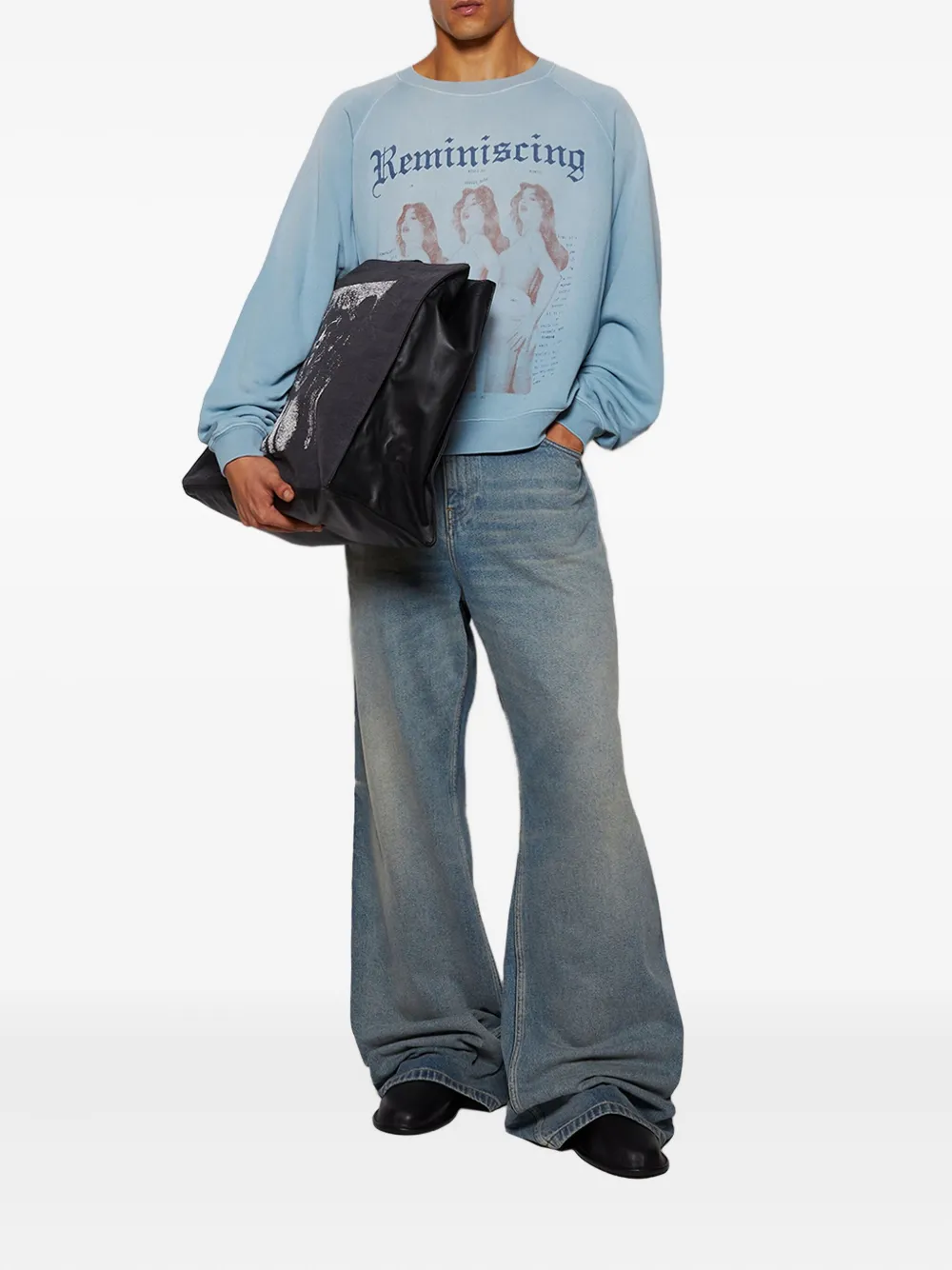 Enfants Riches Déprimés Reminiscing raglan graphic sweatshirt - Blauw
