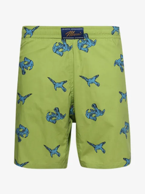 Marni bird-print shorts