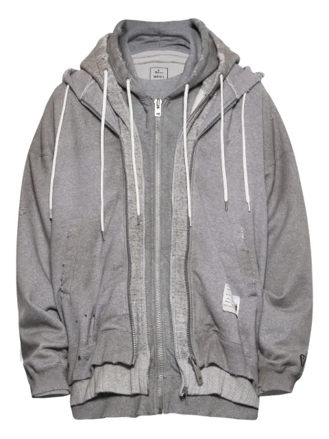 Maison MIHARA YASUHIRO triple-layered hoodie