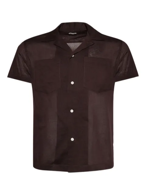 BODE chest-pocket short-sleeve shirt