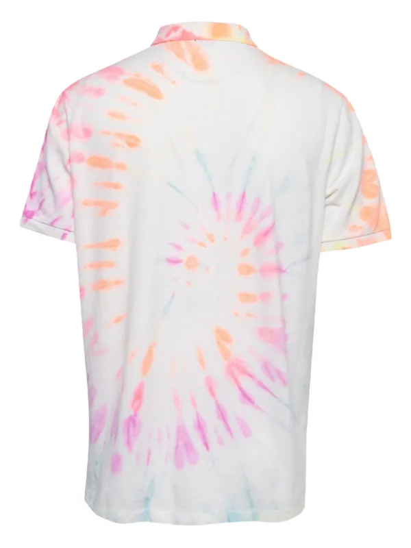 tie dye polo t shirt