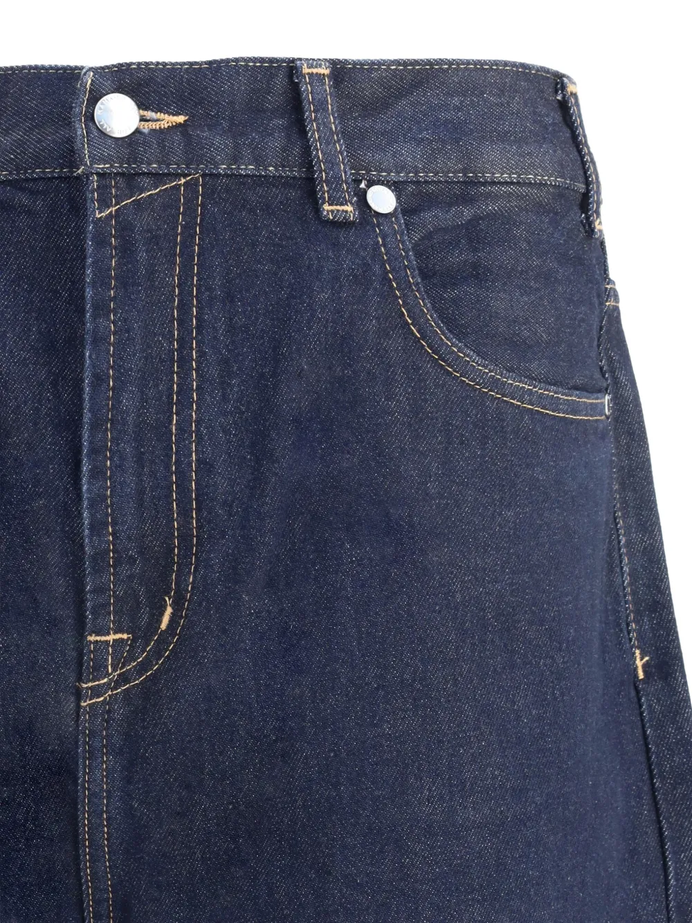 7 For All Mankind Jeans met gedraaide wijde pijpen Blauw