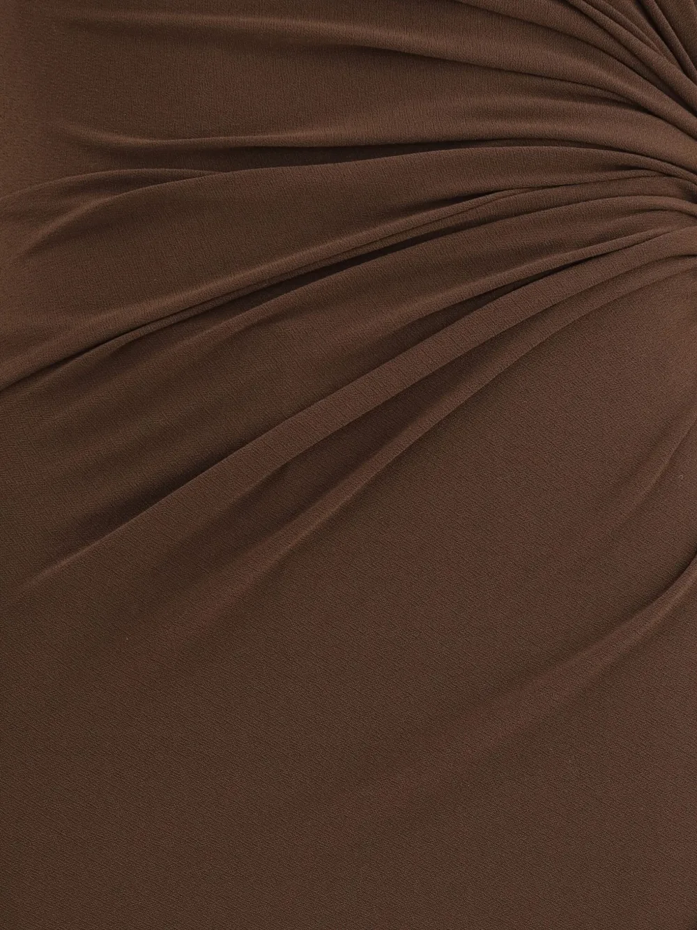 THE ANDAMANE Tessa turtleneck open-back jumpsuit Bruin