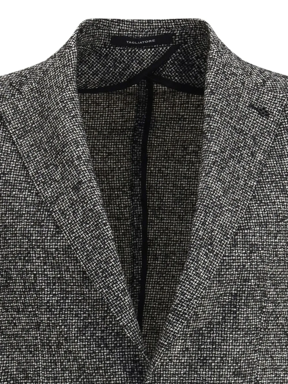 Tagliatore Blazer met enkele rij knopen en textuur Grijs