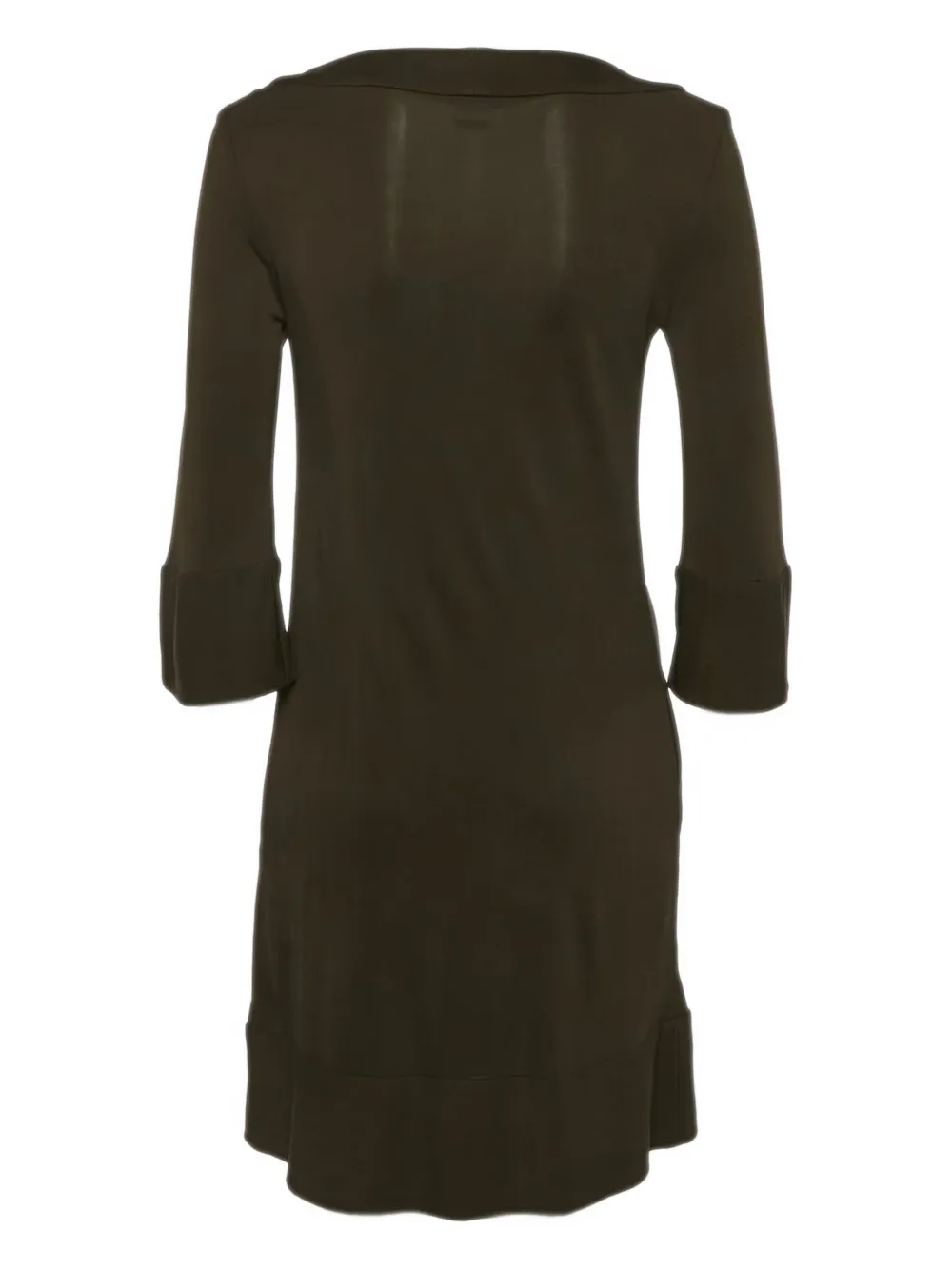 Diane Von Furstenberg Vintage Jurk met V-hals - Bruin