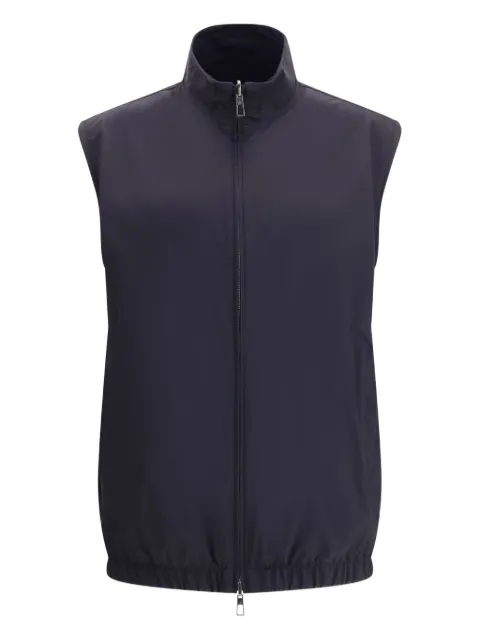 Loro Piana Colete com zíper frontal