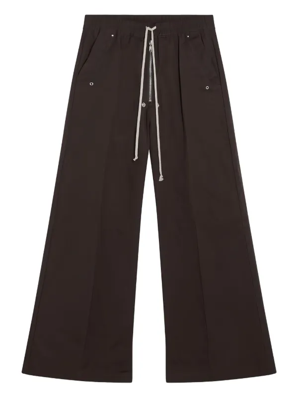 Rick Owens スタッズトリム パンツ | ブラウン | FARFETCH JP