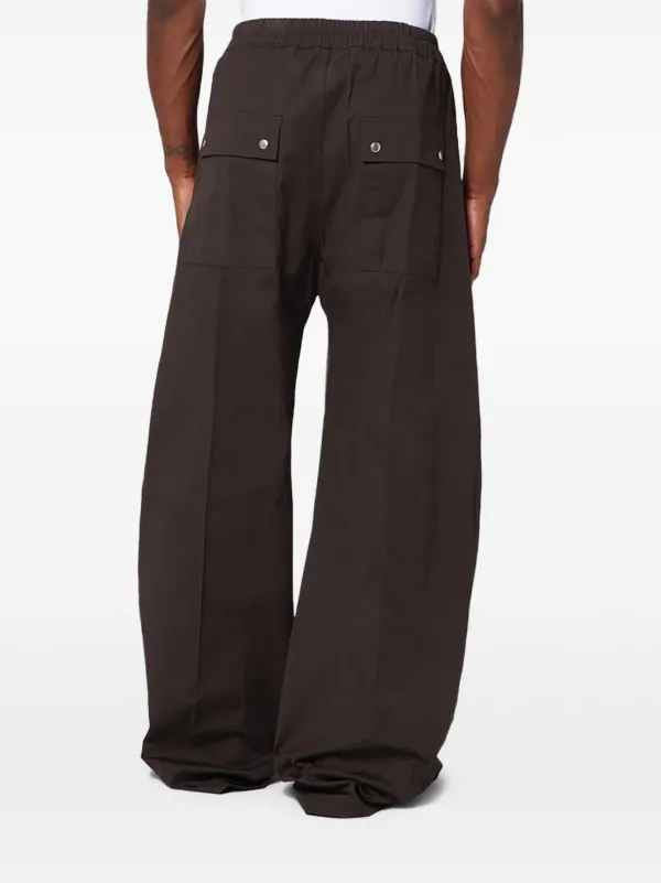 Rick Owens スタッズトリム パンツ | ブラウン | FARFETCH JP