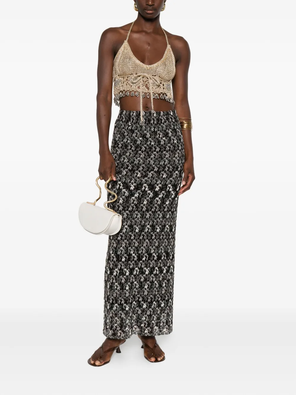 Missoni geometric-pattern skirt Zwart