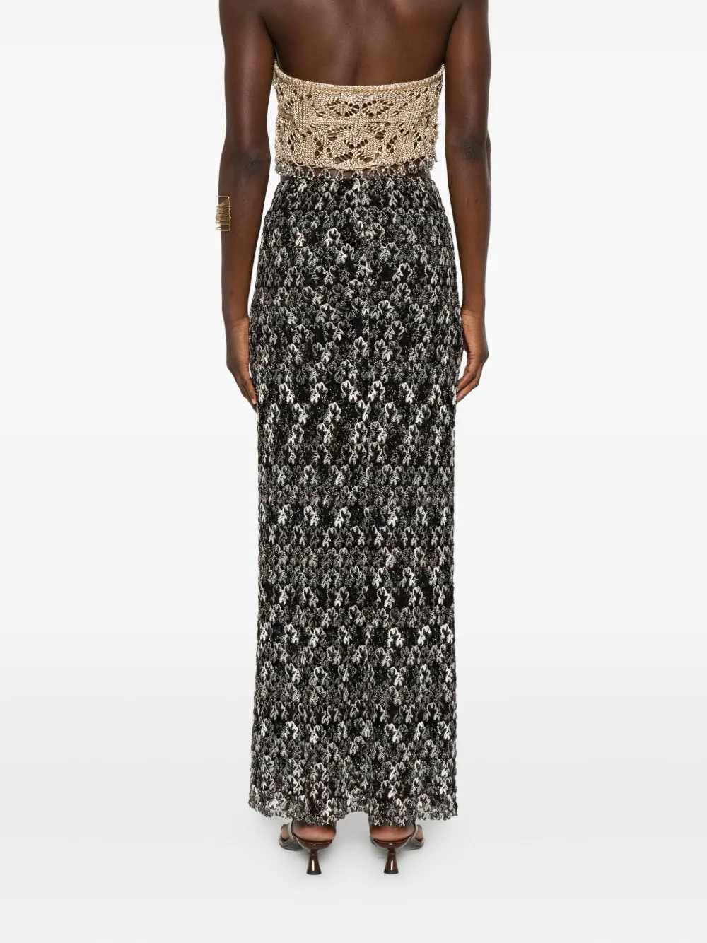 Missoni Geometric-pattern Skirt In Multi