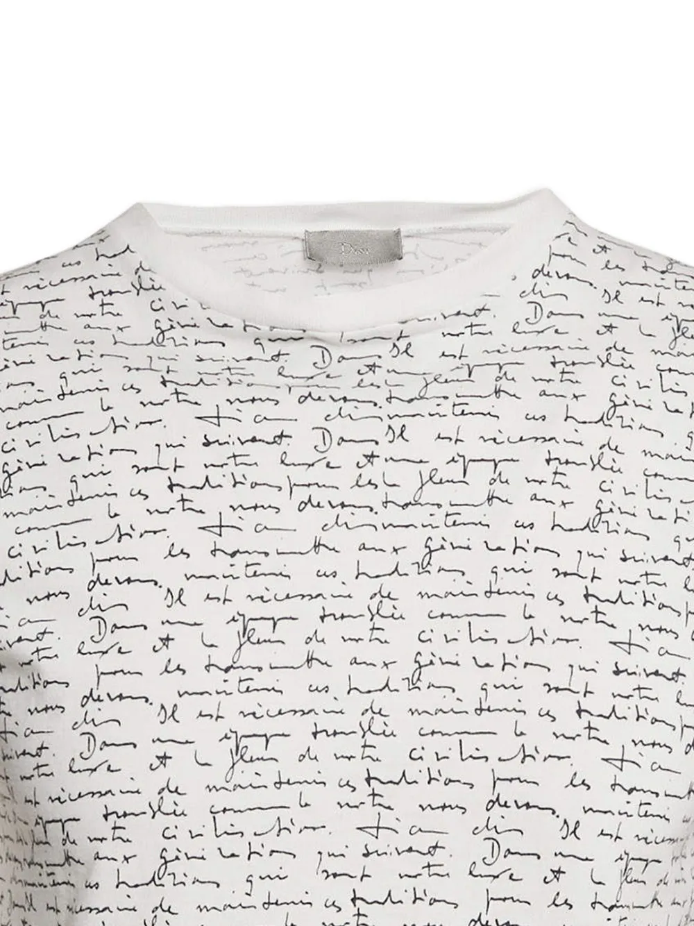 Christian Dior Pre-Owned script-print T-shirt | Image 2