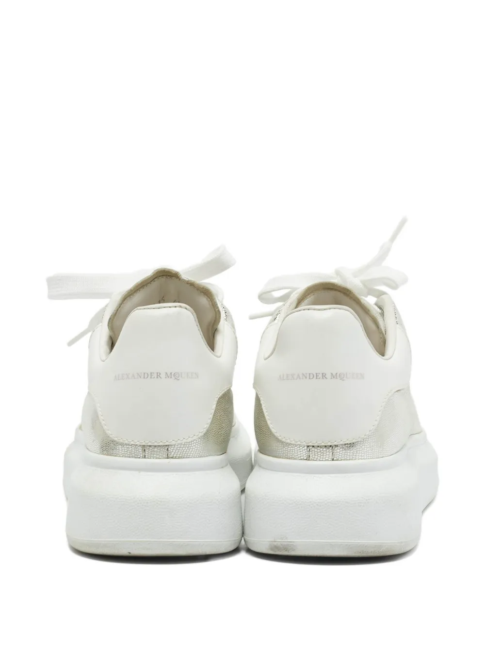 Alexander McQueen Pre-Owned Leren sneakers - Grijs