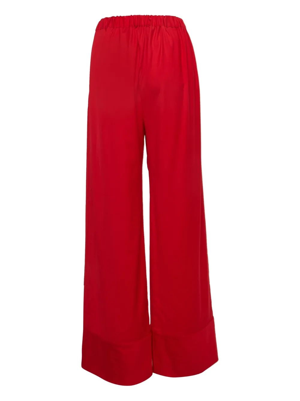 Michael Lo Sordo Wollen broek met manchetten - Rood