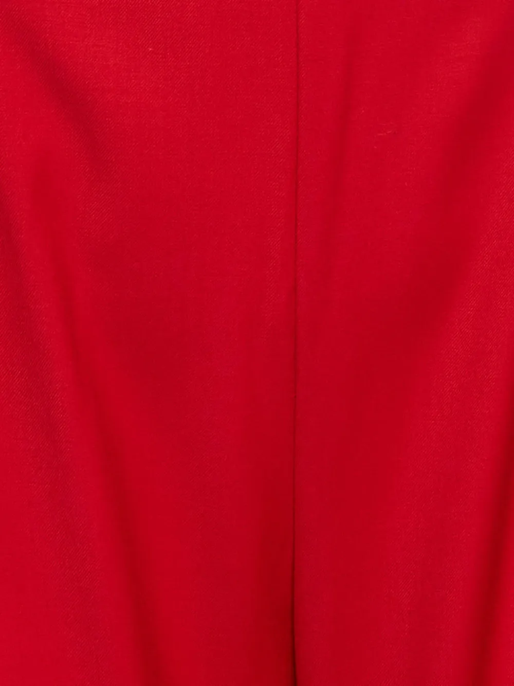 Pre-owned Michael Lo Sordo Cuff-detail Wool Trousers In Red