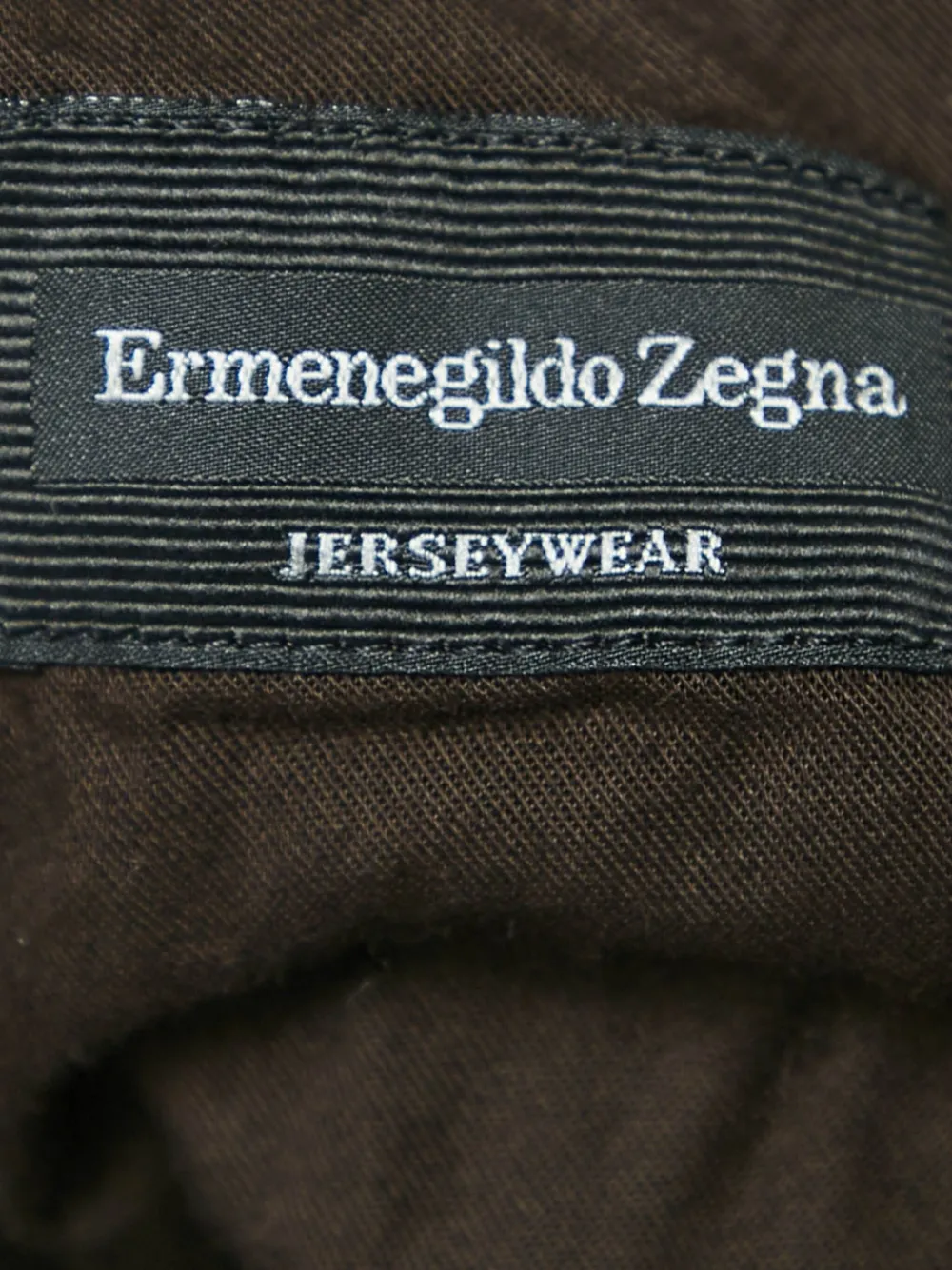 Pre-owned Ermenegildo Zegna Vintage Knitted Cargo Trousers In Gray