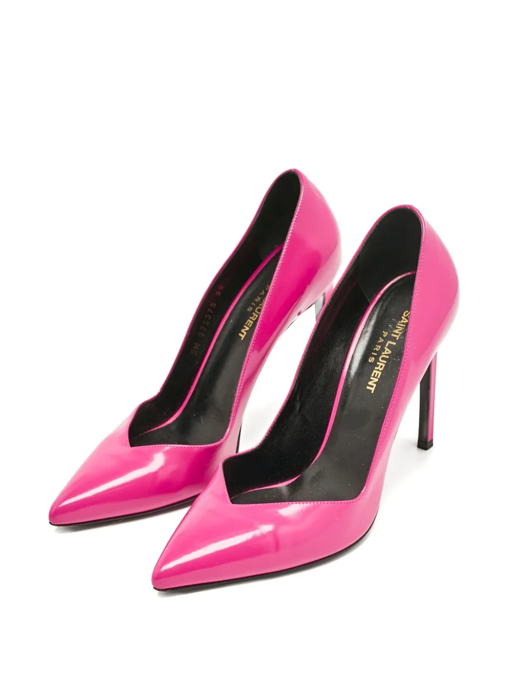 Saint Laurent Pre-Owned 100 mm leren pumps met hak - Roze