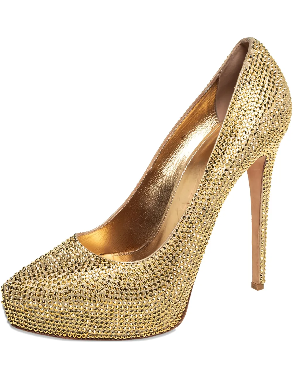 Le Silla Pumps con cristalli 140mm - Marrone