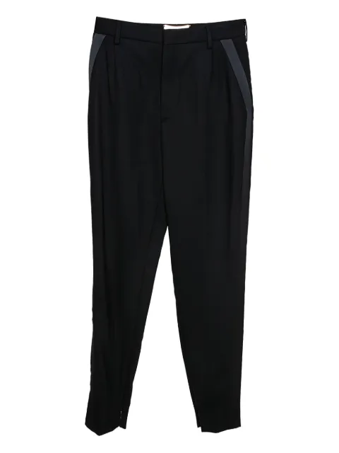 Saint Laurent Pre-Owned side stripe wool trousers