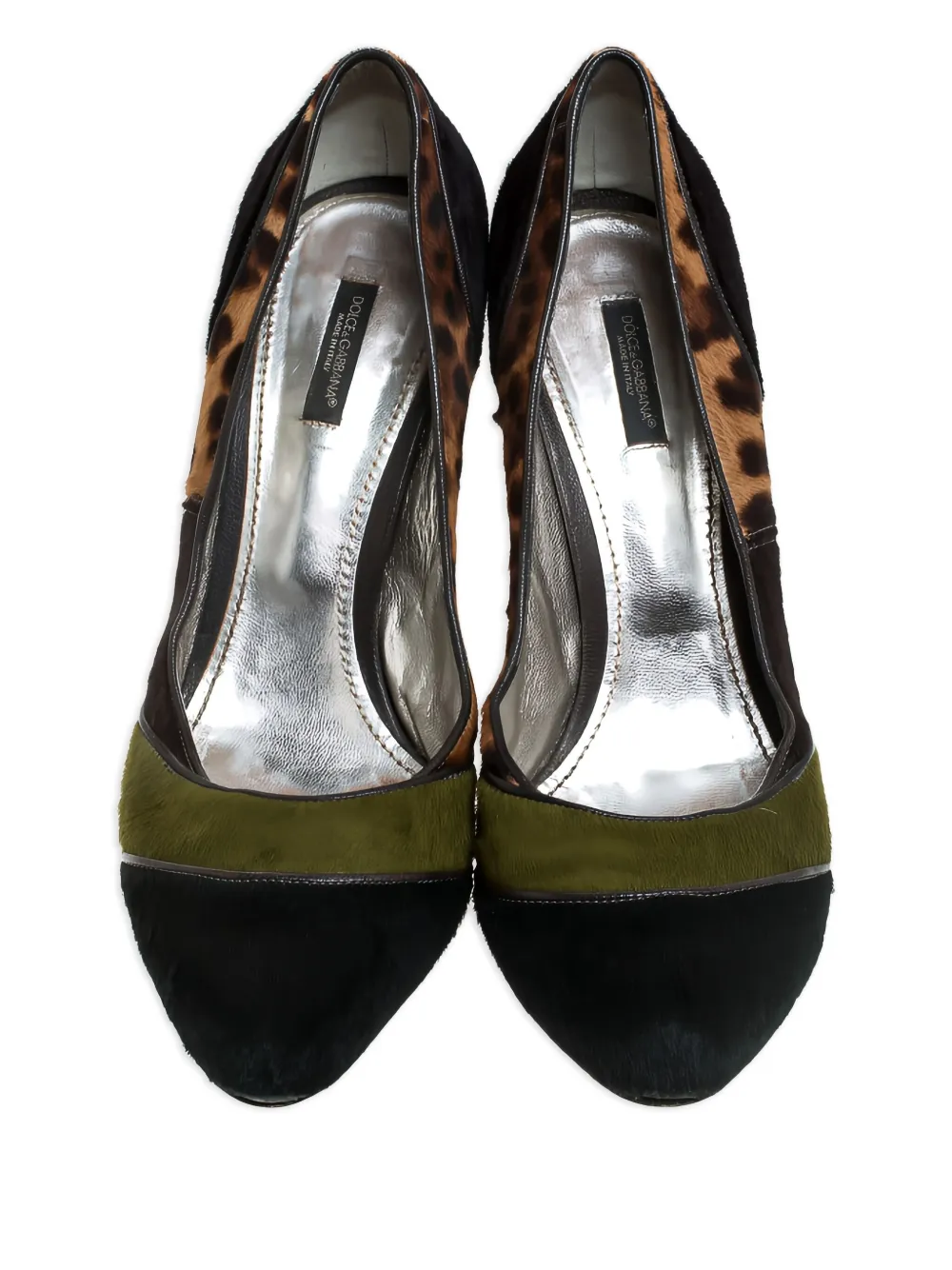 Pre-owned Dolce & Gabbana 243565 Multicolor In Black