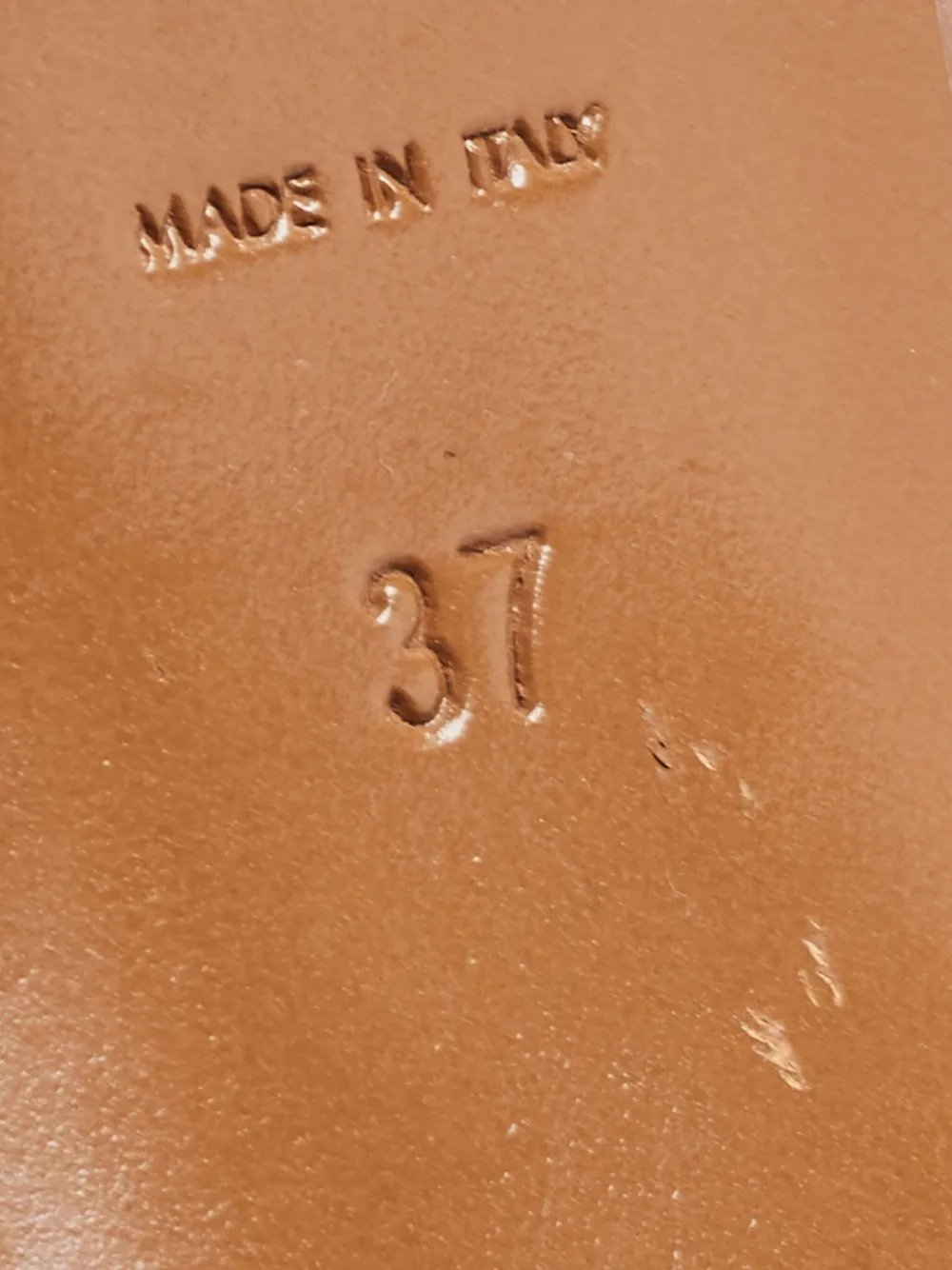 SAINT LAURENT Pre-owned 110mm Tribtoo Leather Heeled Pumps In Brown