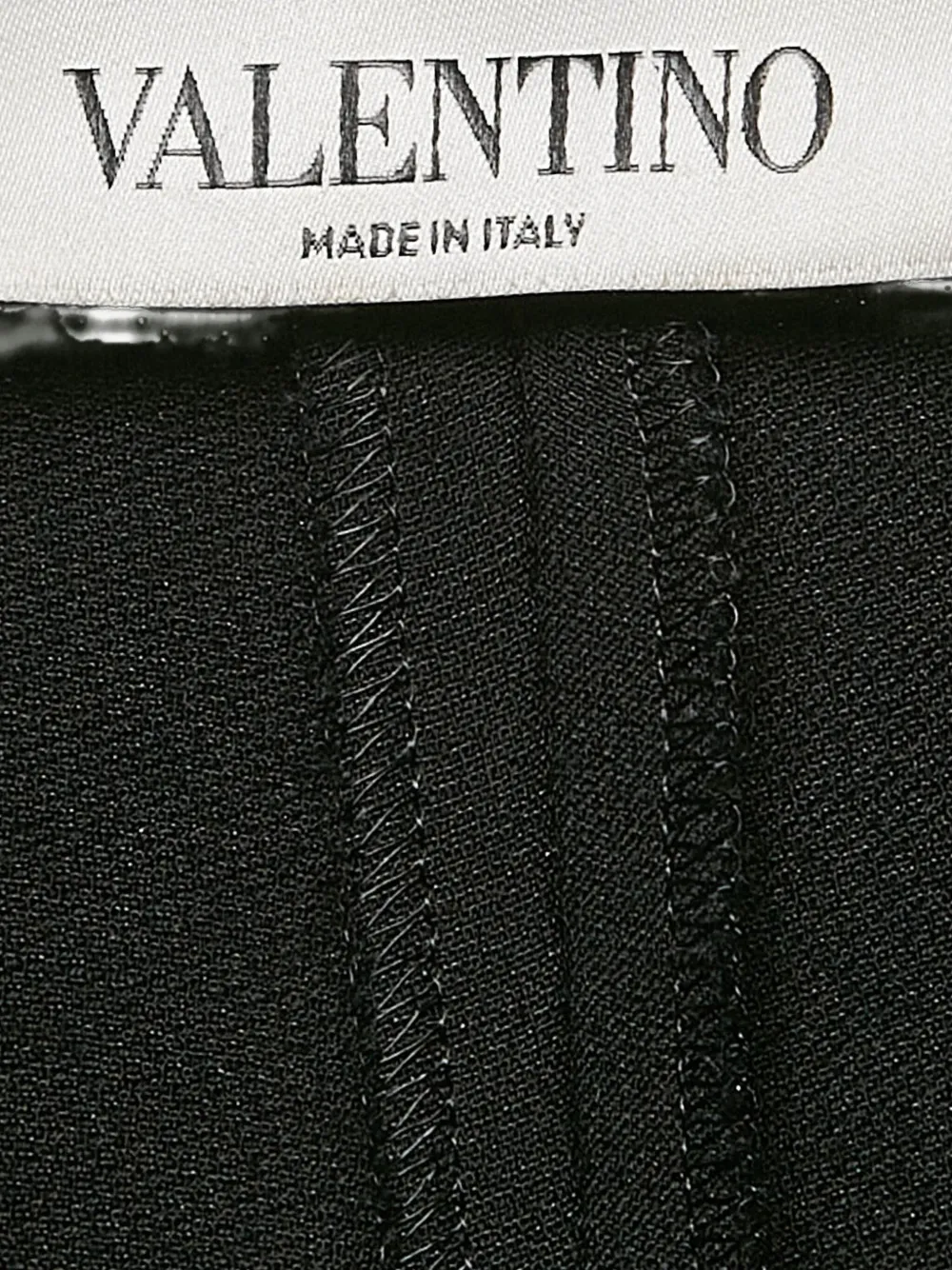 Pre-owned Valentino High-waist Tailored Shorts In Black