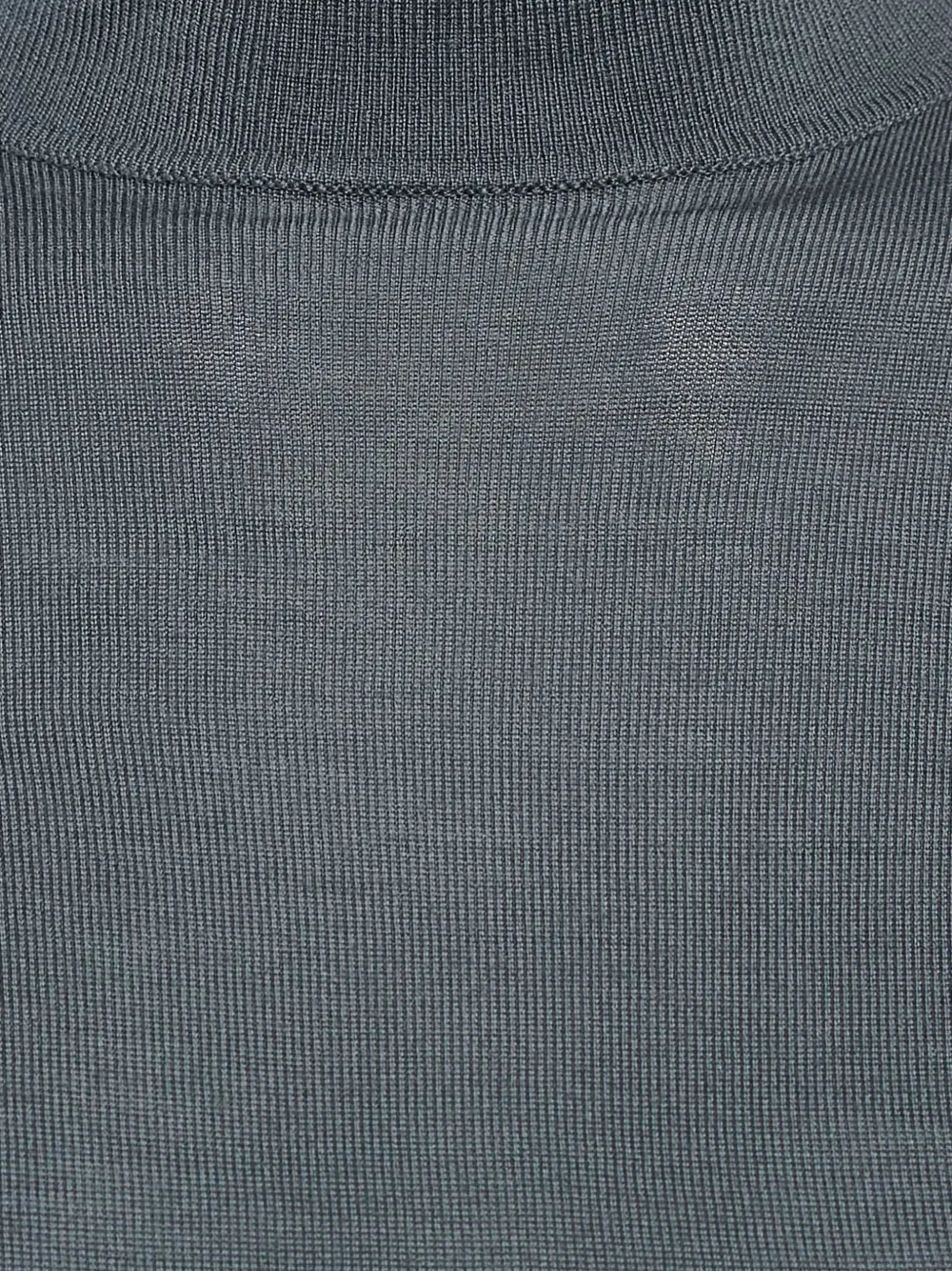 Pre-owned Theory Wool Blend Turtleneck Sweater In Gray