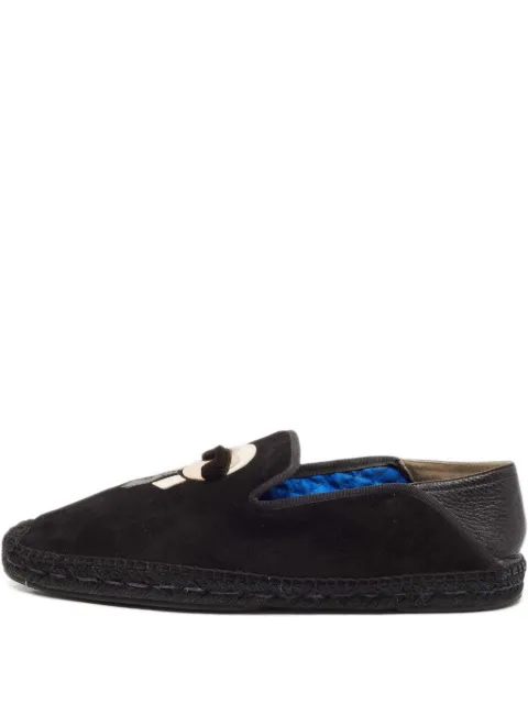 Fendi Pre-Owned Karlito suede espadrille shoes