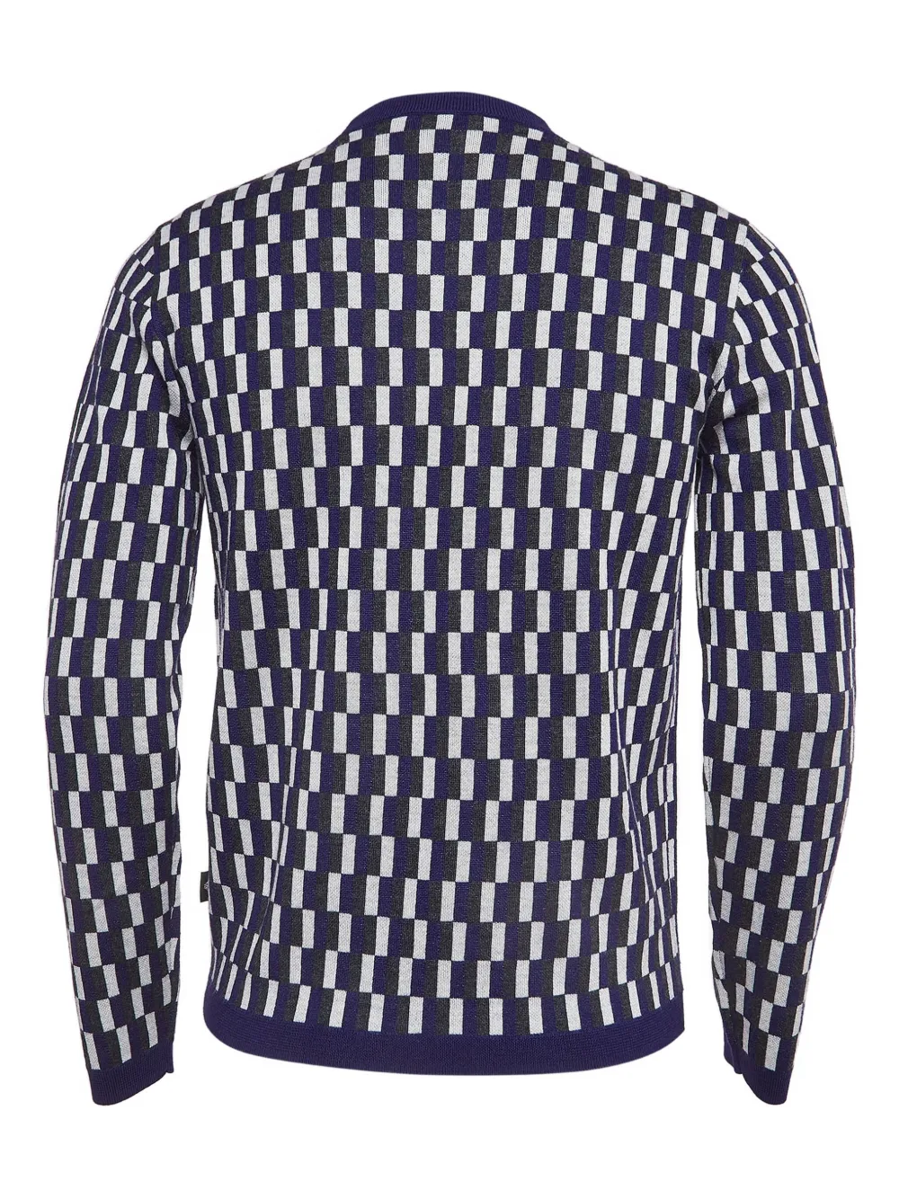 Emporio Armani Pre-Owned geometric-pattern wool sweater | Image 2