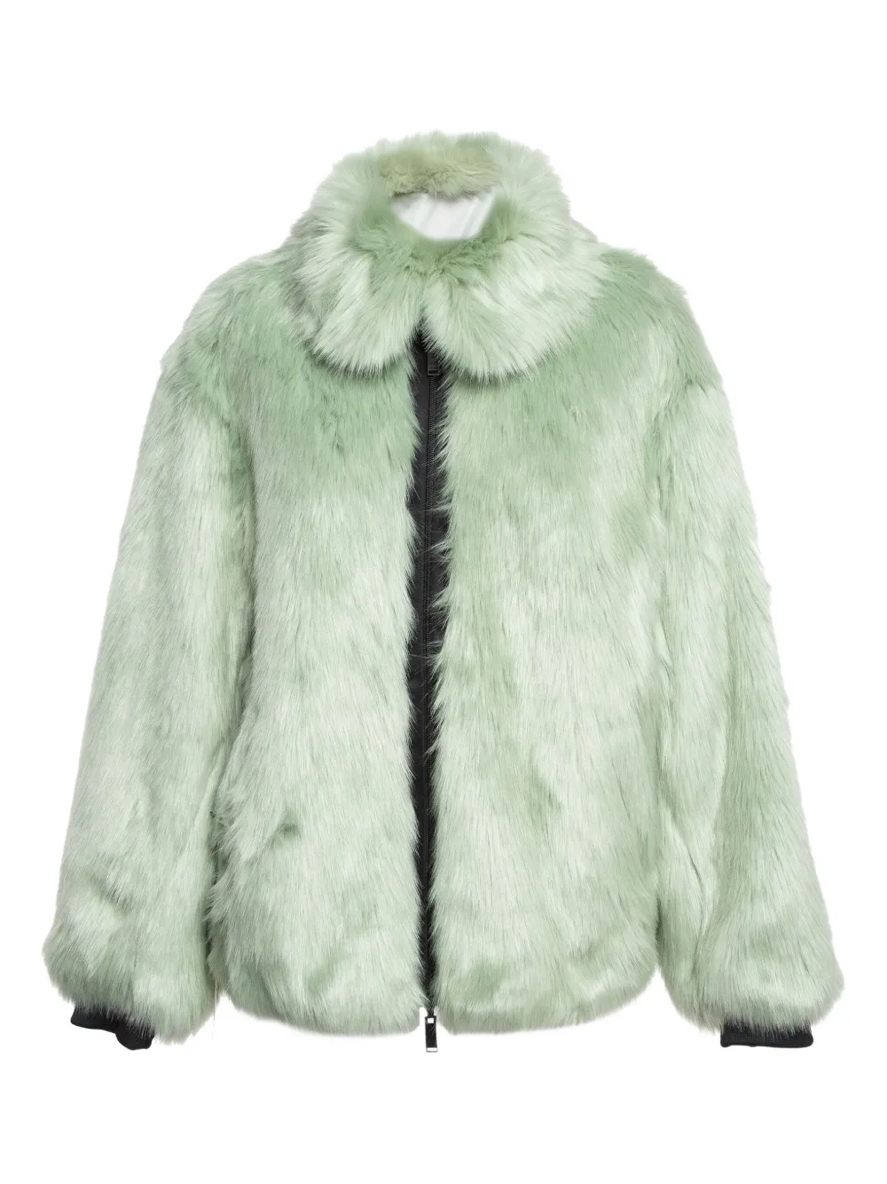 Nike Vintage x Ambush faux-fur jacket | Green | Image 1