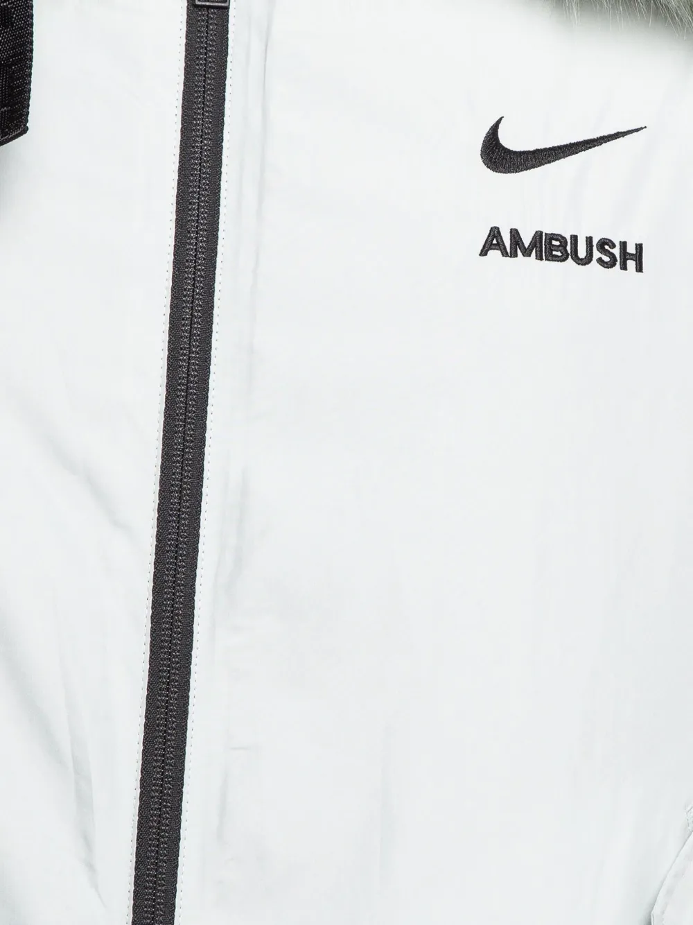 Pre-owned Nike Vintage X Ambush Faux-fur Jacket In Green