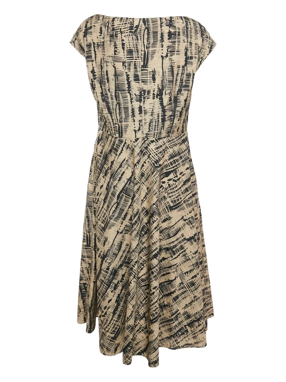 Weekend Max Mara Katoenen midi-jurk met print - Beige